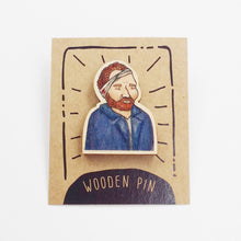 Load image into Gallery viewer, Van Gogh Wooden Pin