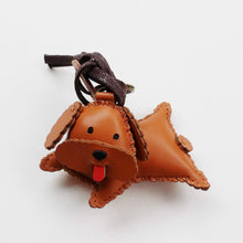 Load image into Gallery viewer, Unique Leather Charm Brown Poodle Edition