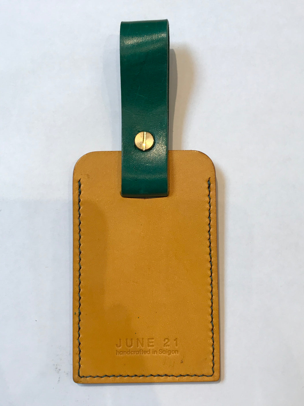 J21 Leather Suitcase Tag