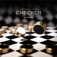 Load image into Gallery viewer, Deluxe Magnetic Wooden Checker