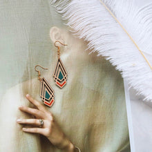 Load image into Gallery viewer, Handmade Wooden Earing