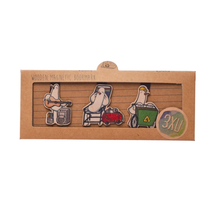 Load image into Gallery viewer, Set 3 Paper Bookmark PocPoc Karaoke