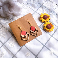 Load image into Gallery viewer, Handmade Wooden Earing