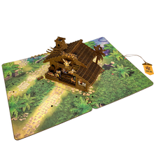 Load image into Gallery viewer, Wooden Pop Up Greeting Card
