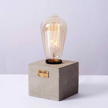 Load image into Gallery viewer, Cement Cube Lamp - Industrial Decorative Lamp Cement Edition