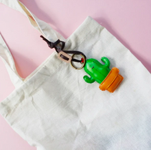 Load image into Gallery viewer, Unique Leather Charm Green Cactus Edition