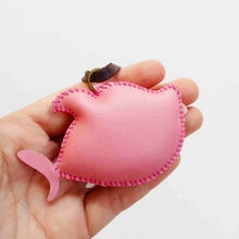 Load image into Gallery viewer, Unique Leather Charm Pink Shark Edition