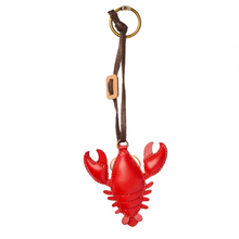 Load image into Gallery viewer, Unique Leather Charm Red Lobster Edition