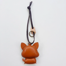 Load image into Gallery viewer, Unique Leather Charm Brown Corgi Edition