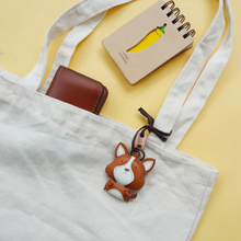 Load image into Gallery viewer, Unique Leather Charm Brown Corgi Edition