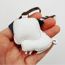 Load image into Gallery viewer, Unique Leather Charm White Pug Edition