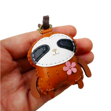 Load image into Gallery viewer, Unique Leather Charm Brown Sloth Edition