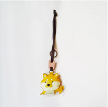 Load image into Gallery viewer, Unique Leather Charm Yellow Shiba Inu Edition