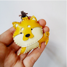 Load image into Gallery viewer, Unique Leather Charm Yellow Shiba Inu Edition