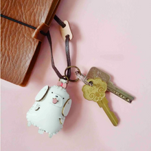 Load image into Gallery viewer, Unique Leather Charm White Bichon Edition