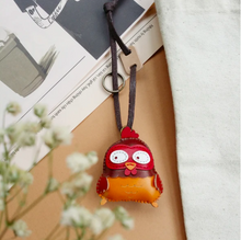 Load image into Gallery viewer, Unique Leather Charm Red Chicken Edition