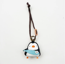 Load image into Gallery viewer, Unique Leather Charm Black Penguin Edition