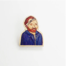 Load image into Gallery viewer, Van Gogh Wooden Pin
