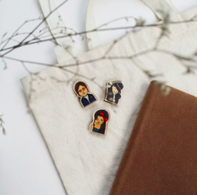 Load image into Gallery viewer, Michael Jackson Wooden Pin