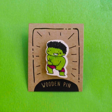 Load image into Gallery viewer, Hulk Wooden Pin
