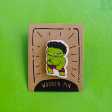 Load image into Gallery viewer, Hulk Wooden Pin