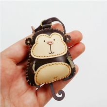 Load image into Gallery viewer, Unique Leather Charm Brown Monkey Edition