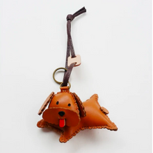 Load image into Gallery viewer, Unique Leather Charm Brown Poodle Edition