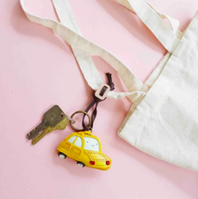 Load image into Gallery viewer, Unique Leather Charm Yellow Taxi Edition