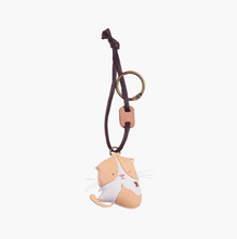 Load image into Gallery viewer, Unique Leather Charm Orange Cat Edition