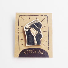 Load image into Gallery viewer, Michael Jackson Wooden Pin
