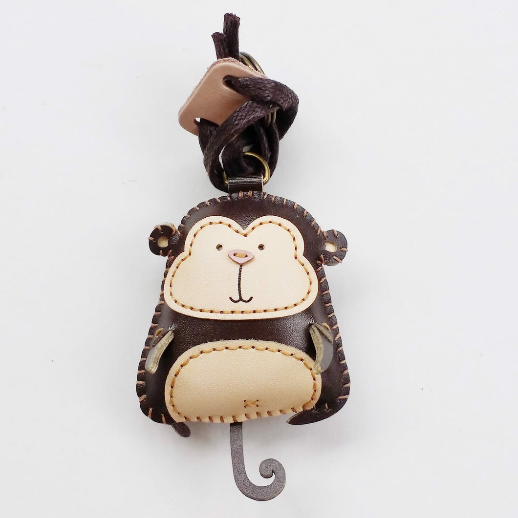 Unique Leather Charm Brown Monkey Edition