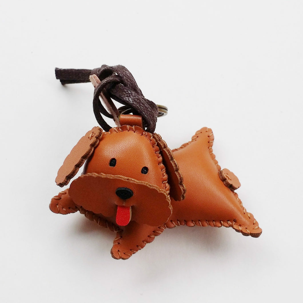 Unique Leather Charm Brown Poodle Edition