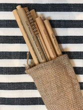 Load image into Gallery viewer, (B) Bamboo Straw Set

