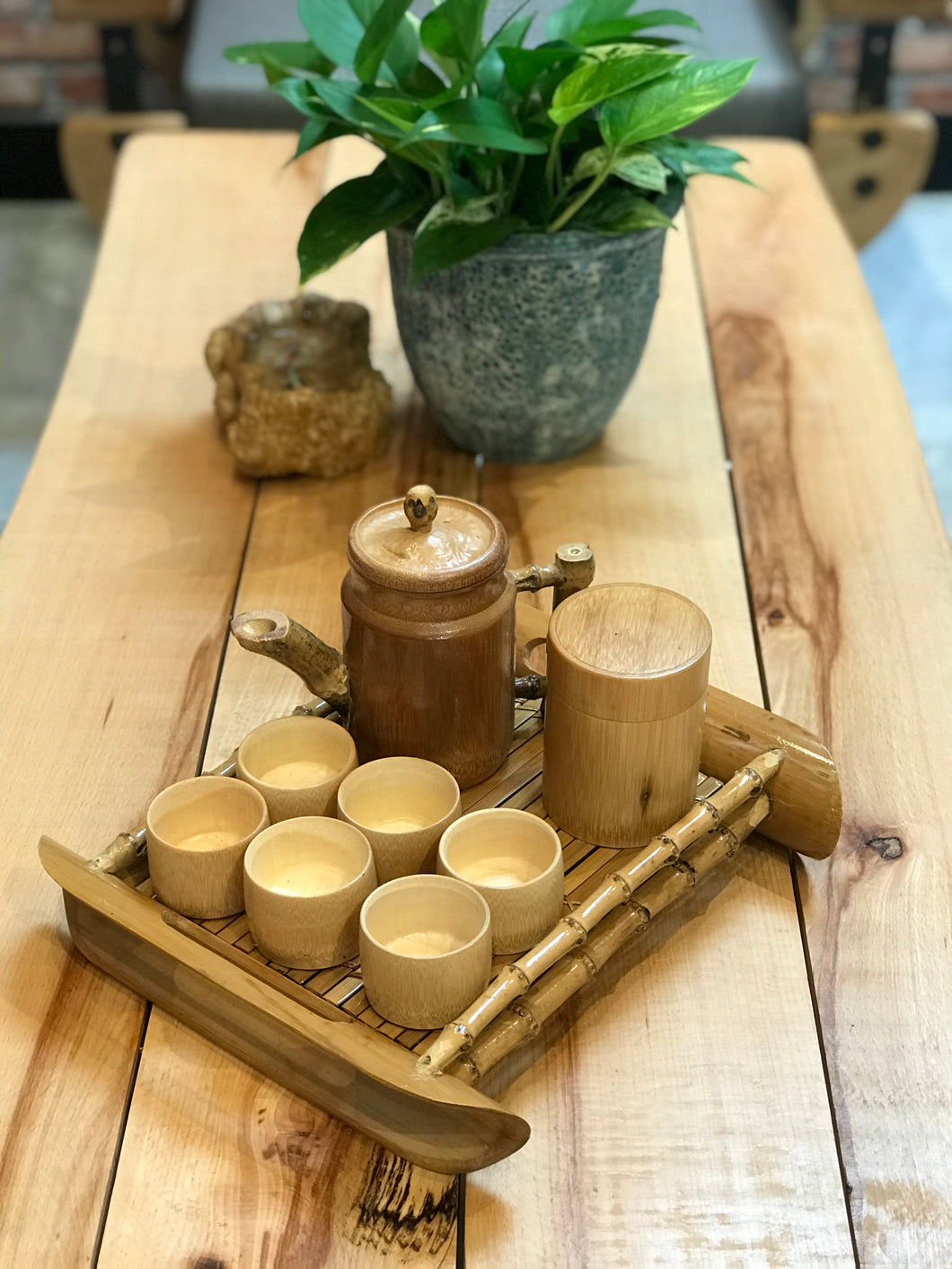 Bamboo Tea Set