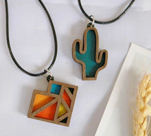 Load image into Gallery viewer, Handmade Wooden Necklace
