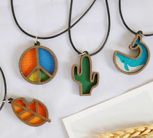 Load image into Gallery viewer, Handmade Wooden Necklace
