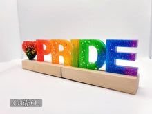 Load image into Gallery viewer, Once Resin Pride Wood Stand
