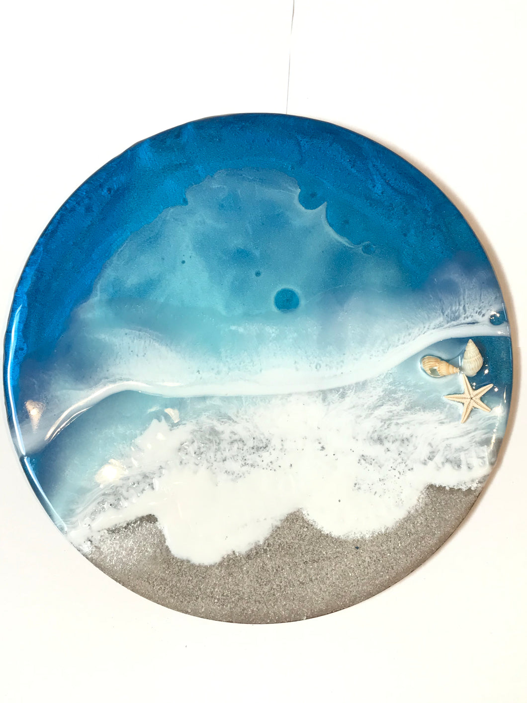 Circle Resin Beach Paint