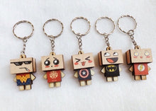 Load image into Gallery viewer, Handmade Wooden Key Chain
