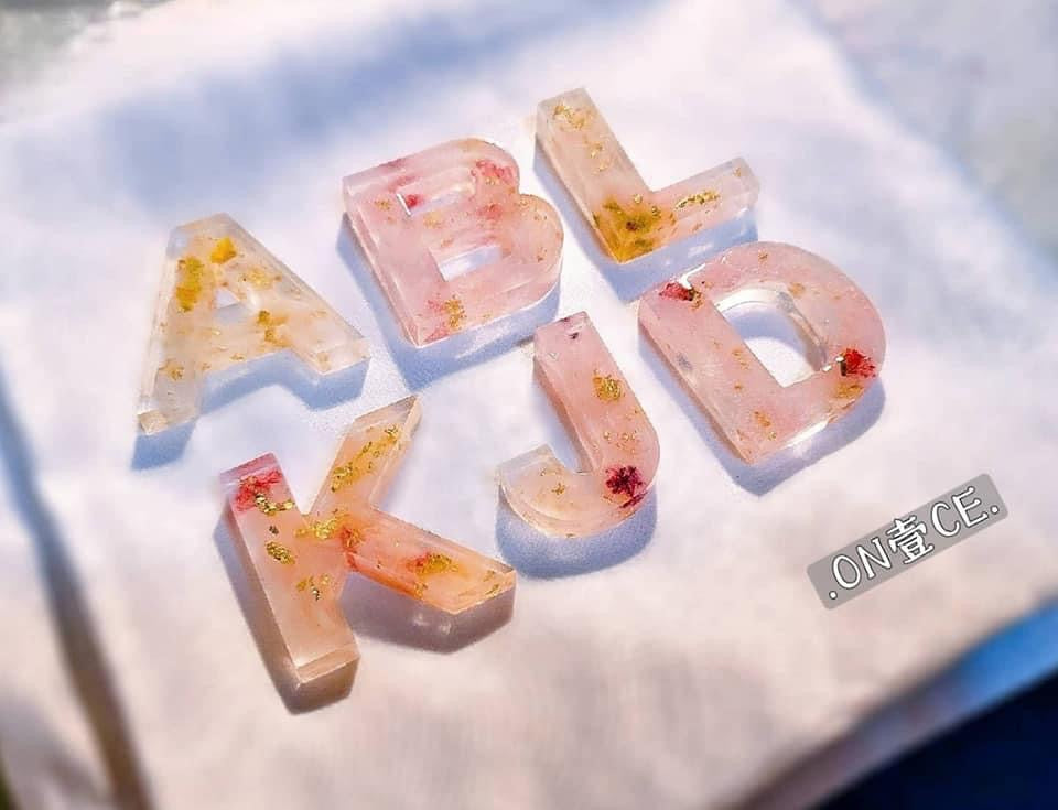 Once Resin Letter