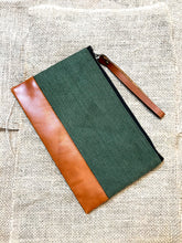 Load image into Gallery viewer, Pouch Leather and Canvas
