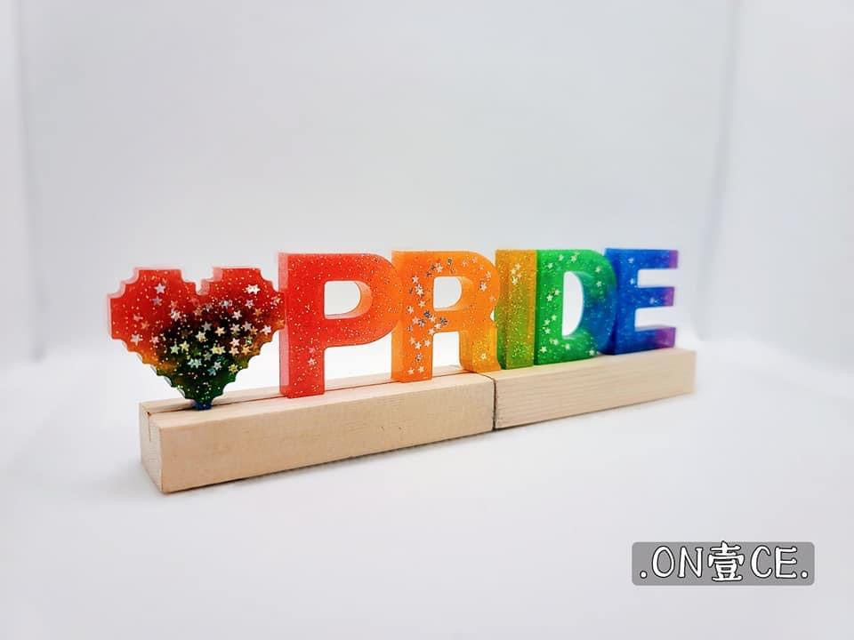 Once Resin Pride Wood Stand
