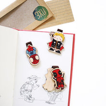 Load image into Gallery viewer, Set 3 Paper Bookmark Thor
