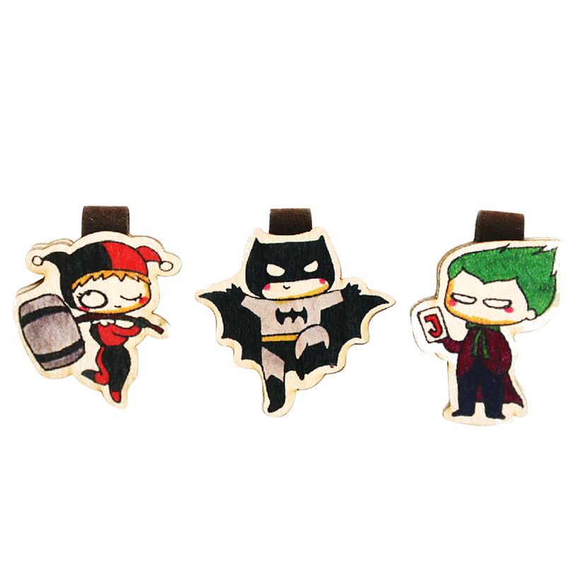 Set 3 Paper Bookmark Joker