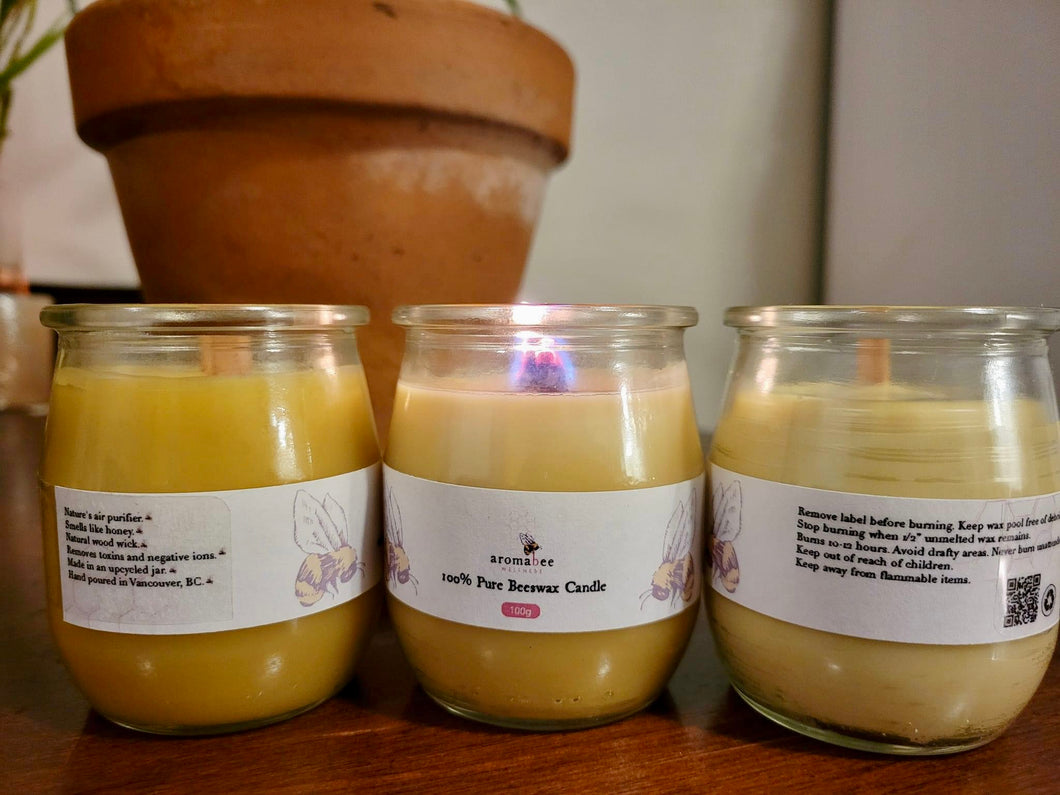 Aromabee Pure Beeswax Candle