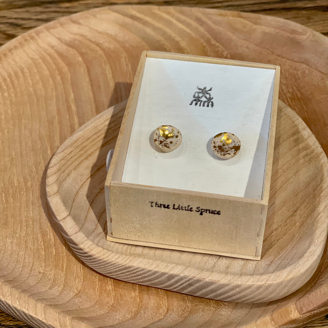 Three Little Spruce Earrings