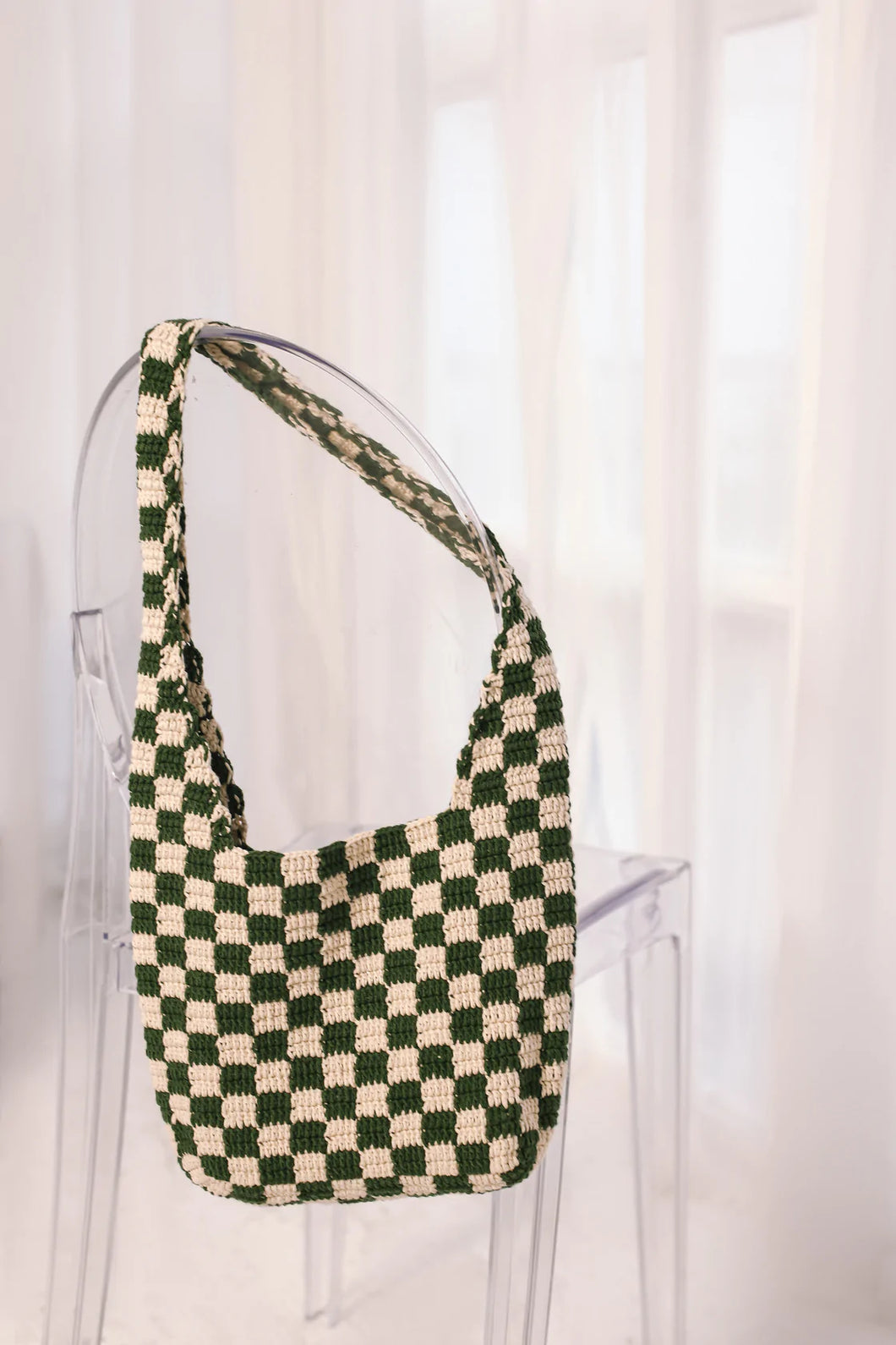 Churi Checkered Tote Bag