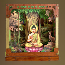 Load image into Gallery viewer, Wooden Pop Up Greeting Card
