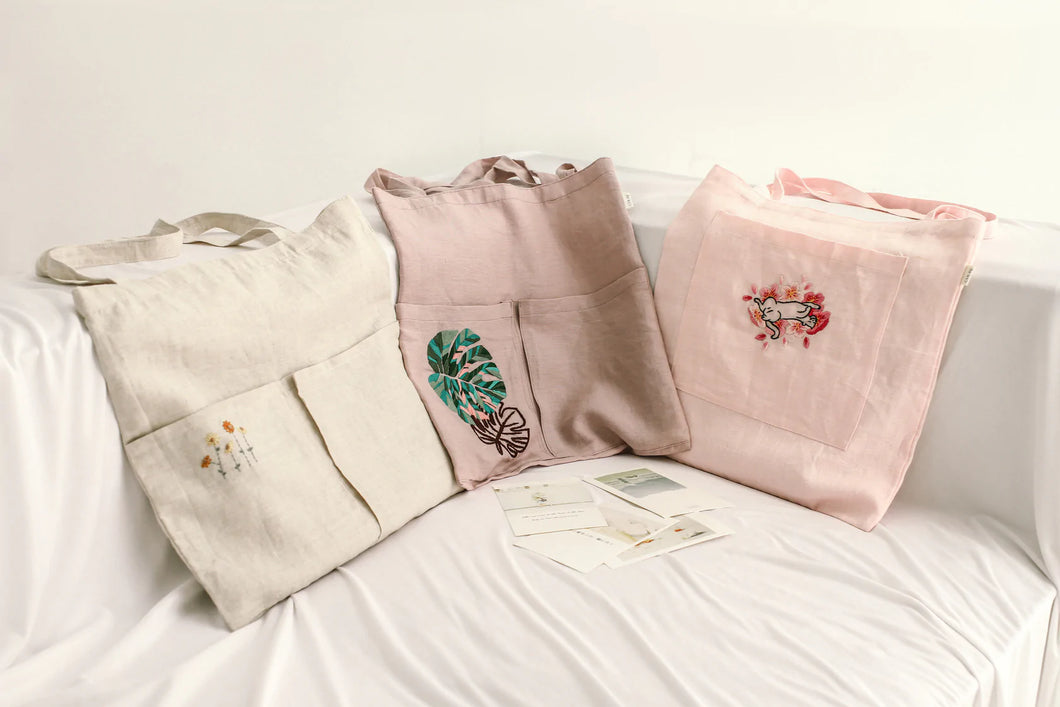 Churi Linen Tote Bags