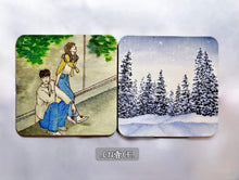 Load image into Gallery viewer, Once Resin Paint Coaster

